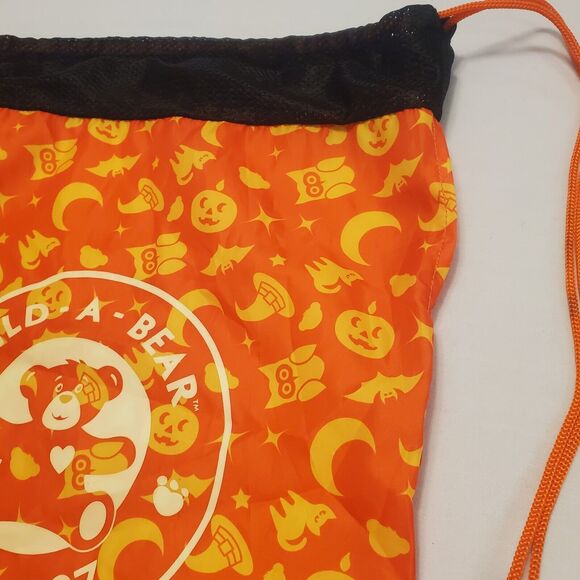 Build-a-Bear Halloween Bag -Glow In The Dark- backpack drawstring Trick Or Treat - Picture 3 of 4